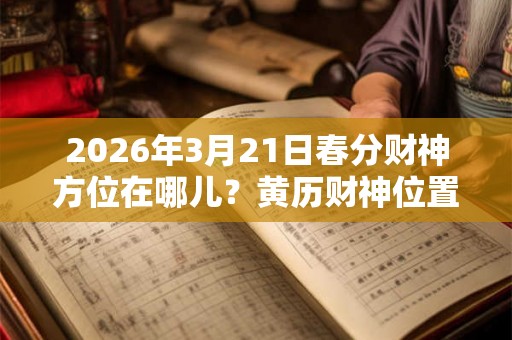 2026年3月21日春分财神方位在哪儿？黄历财神位置