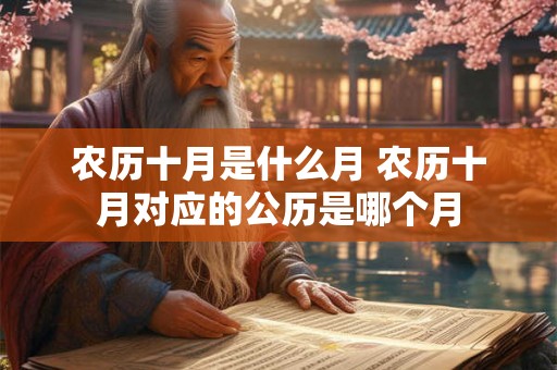 农历十月是什么月 农历十月对应的公历是哪个月 农历十月是什么月 农历十月对应的公历是哪个月