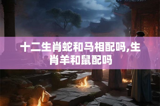 十二生肖蛇和马相配吗,生肖羊和鼠配吗