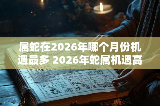 属蛇在2026年哪个月份机遇最多 2026年蛇属机遇高峰月是哪个