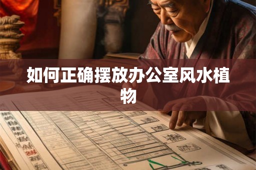 如何正确摆放办公室风水植物