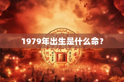 1979年出生是什么命？
