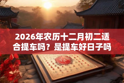 2026年农历十二月初二适合提车吗？是提车好日子吗？