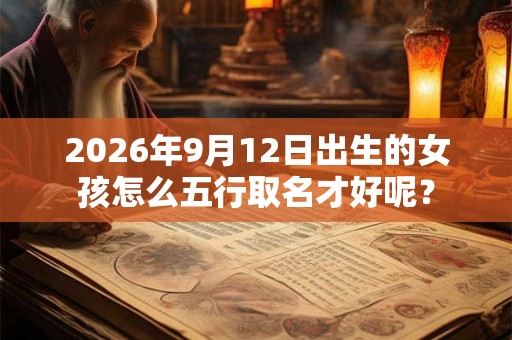 2026年9月12日出生的女孩怎么五行取名才好呢？