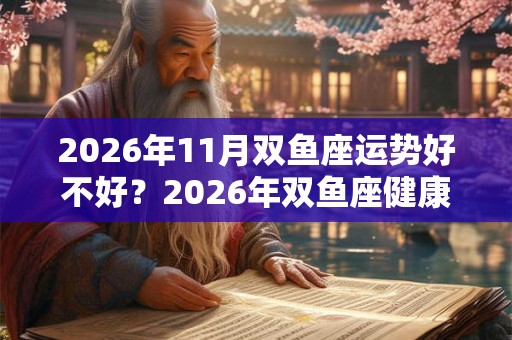 2026年11月双鱼座运势好不好？2026年双鱼座健康运势解析
