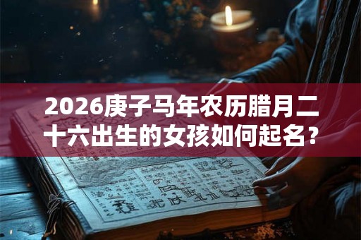 2026庚子马年农历腊月二十六出生的女孩如何起名? 2026庚子马年农历腊月二十六出生的女孩如何起名?