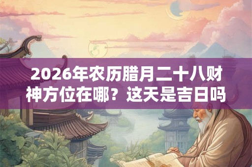 2026年农历腊月二十八财神方位在哪？这天是吉日吗