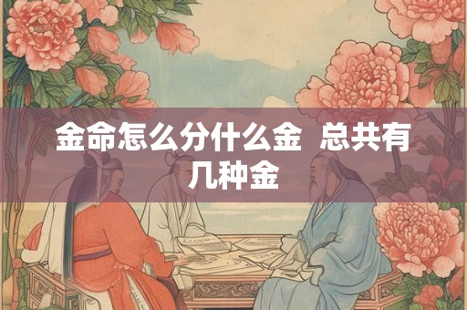 金命怎么分什么金 总共有几种金 金命怎么分什么金 总共有几种金