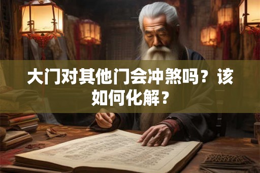 大门对其他门会冲煞吗?该如何化解? 大门对其他门会冲煞吗?该如何化解?