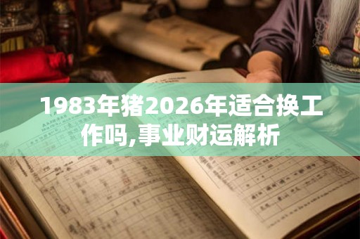 1983年猪2026年适合换工作吗,事业财运解析