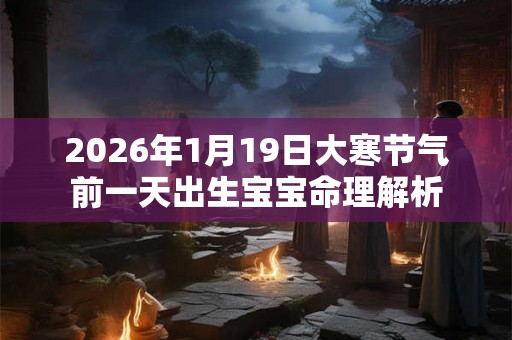 2026年1月19日大寒节气前一天出生宝宝命理解析