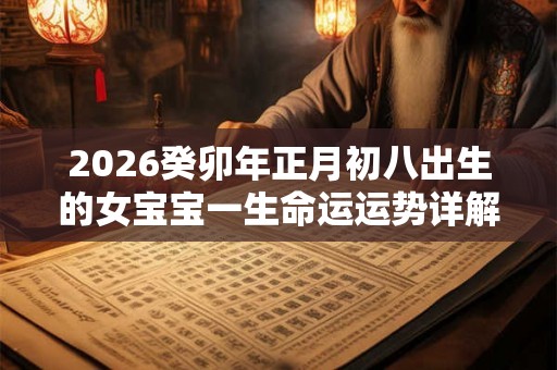 2026癸卯年正月初八出生的女宝宝一生命运运势详解 2026癸卯年正月初八出生的女宝宝一生命运运势详解