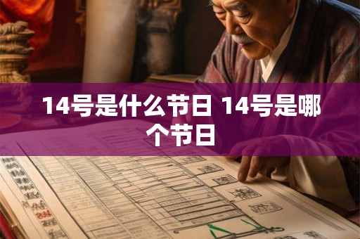 14号是什么节日 14号是哪个节日