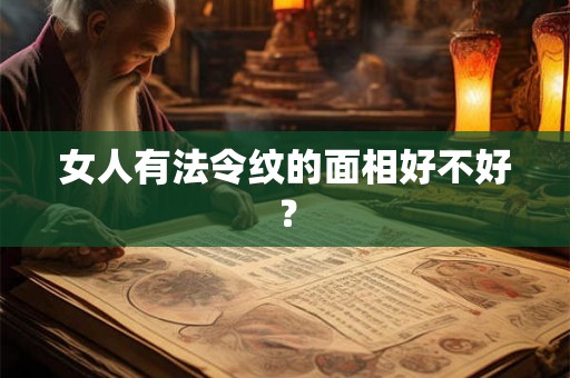 女人有法令纹的面相好不好？