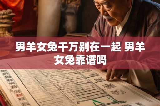 男羊女兔千万别在一起 男羊女兔靠谱吗