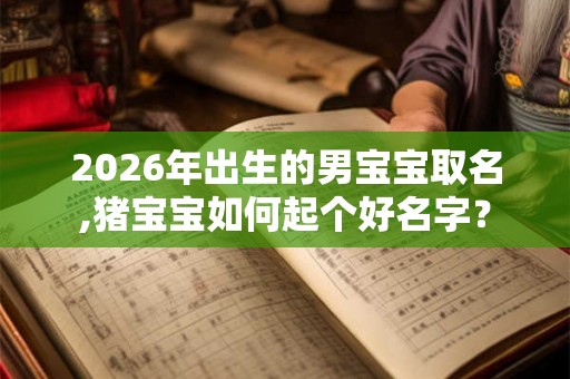 2026年出生的男宝宝取名,猪宝宝如何起个好名字? 2026年出生的男宝宝取名,猪宝宝如何起个好名字?