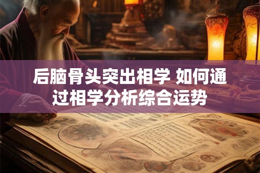 后脑骨头突出相学 如何通过相学分析综合运势