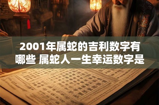 2001年属蛇的吉利数字有哪些 属蛇人一生幸运数字是几 2001年属蛇的吉利数字有哪些 属蛇人一生幸运数字是几