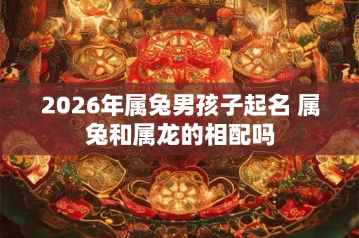 2026年属兔男孩子起名 属兔和属龙的相配吗 2026年属兔男孩子起名 属兔和属龙的相配吗