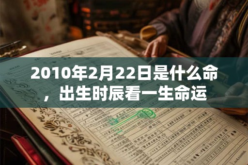2010年2月22日是什么命，出生时辰看一生命运