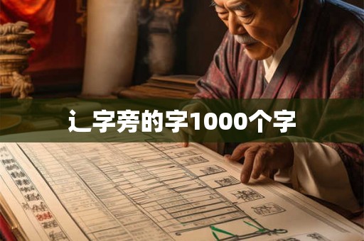 辶字旁的字1000个字