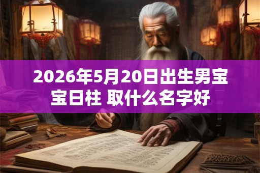 2026年5月20日出生男宝宝日柱 取什么名字好