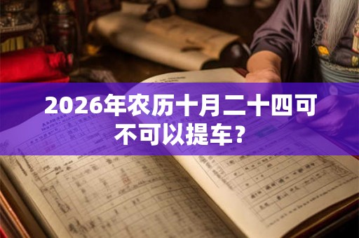 2026年农历十月二十四可不可以提车？