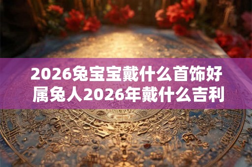 2026兔宝宝戴什么首饰好 属兔人2026年戴什么吉利