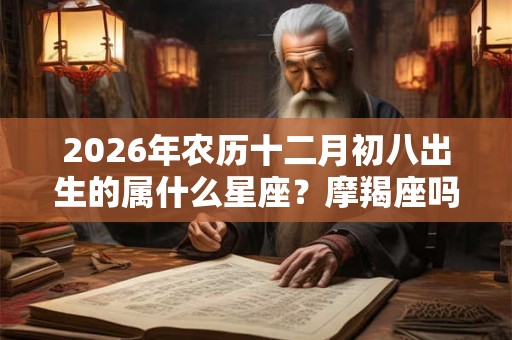 2026年农历十二月初八出生的属什么星座?摩羯座吗? 2026年农历十二月初八出生的属什么星座?摩羯座吗?