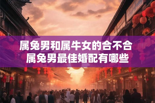 属兔男和属牛女的合不合 属兔男最佳婚配有哪些