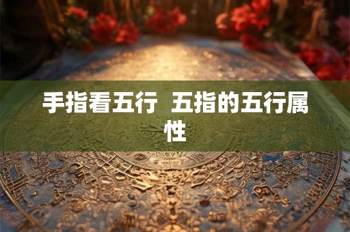 手指看五行  五指的五行属性