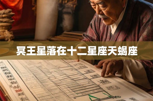 冥王星落在十二星座天蝎座 冥王星落在十二星座天蝎座