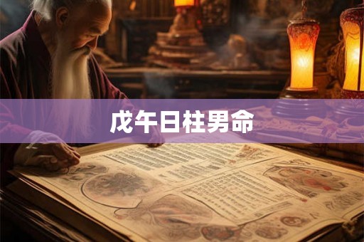 戊午日柱男命