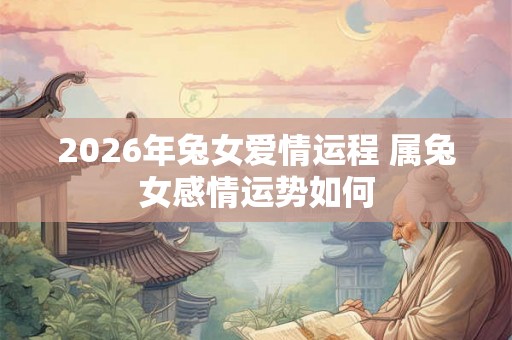 2026年兔女爱情运程 属兔女感情运势如何