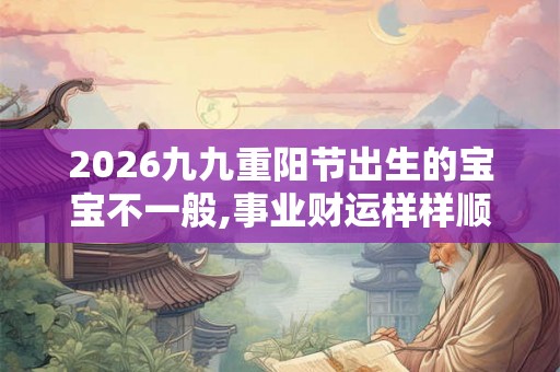 2026九九重阳节出生的宝宝不一般,事业财运样样顺利? 2026九九重阳节出生的宝宝不一般,事业财运样样顺利?