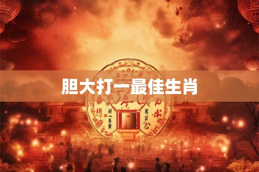 胆大打一最佳生肖