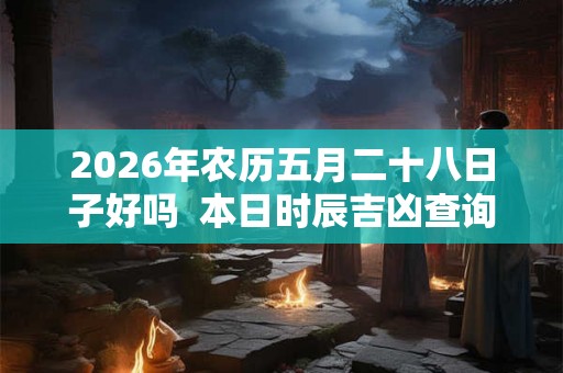 2026年农历五月二十八日子好吗  本日时辰吉凶查询