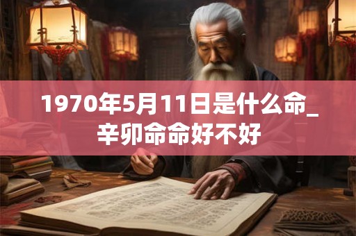 1970年5月11日是什么命_辛卯命命好不好