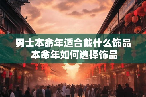 男士本命年适合戴什么饰品 本命年如何选择饰品 男士本命年适合戴什么饰品 本命年如何选择饰品
