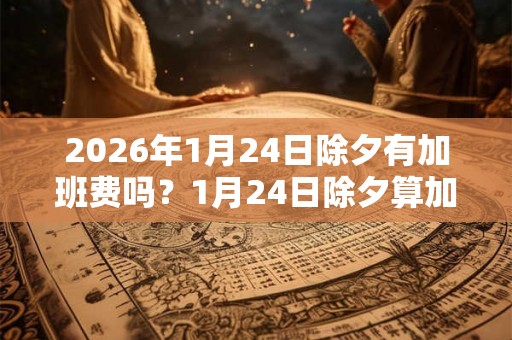 2026年1月24日除夕有加班费吗？1月24日除夕算加班吗？