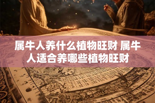属牛人养什么植物旺财 属牛人适合养哪些植物旺财