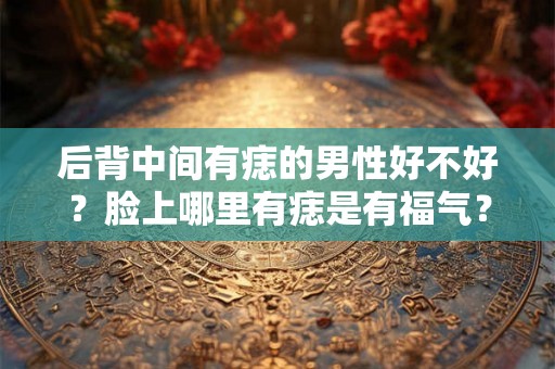 后背中间有痣的男性好不好?脸上哪里有痣是有福气? 后背中间有痣的男性好不好?脸上哪里有痣是有福气?