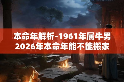 本命年解析-1961年属牛男2026年本命年能不能搬家 本命年解析-1961年属牛男2026年本命年能不能搬家