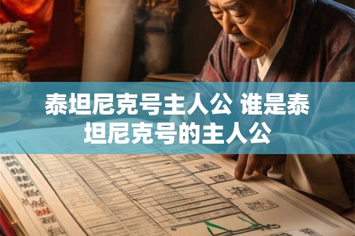 泰坦尼克号主人公 谁是泰坦尼克号的主人公