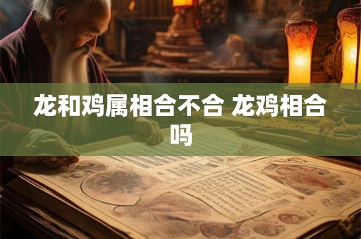 龙和鸡属相合不合 龙鸡相合吗