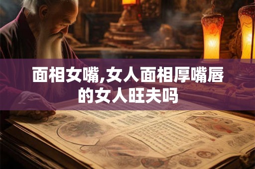 面相女嘴,女人面相厚嘴唇的女人旺夫吗