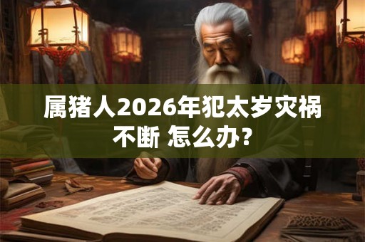 属猪人2026年犯太岁灾祸不断 怎么办？