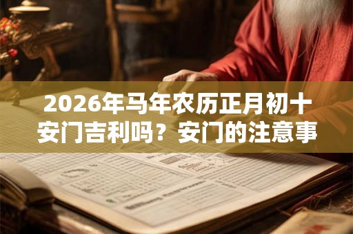 2026年马年农历正月初十安门吉利吗？安门的注意事项介绍