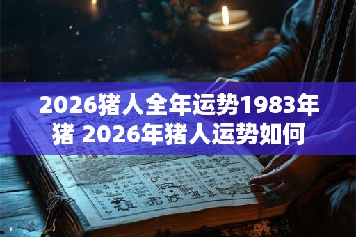 2026猪人全年运势1983年猪 2026年猪人运势如何