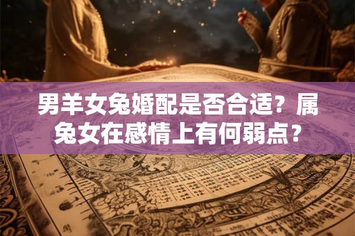 男羊女兔婚配是否合适？属兔女在感情上有何弱点？